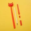 Korean stationery ZF2229 Cute crab silicone gel pen Cartoon cute pet Little crab Swing quick-drying pen Application Scenario